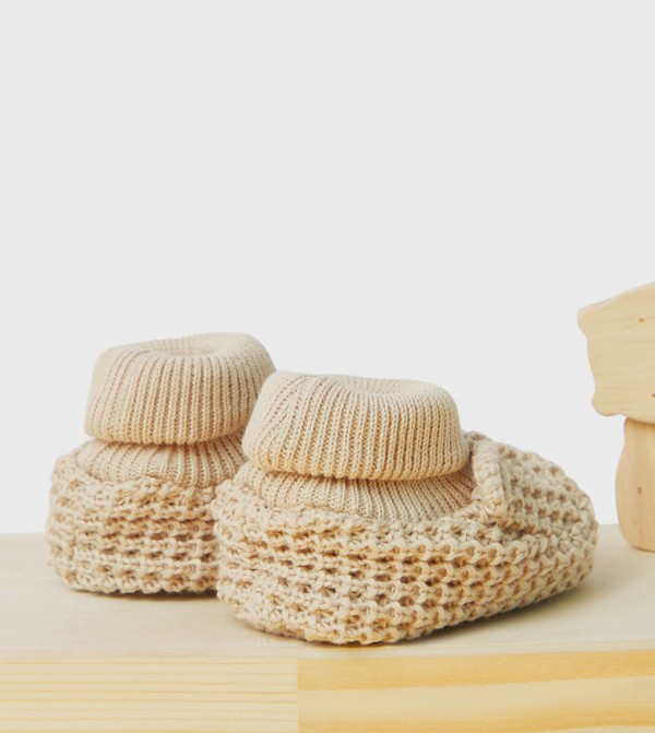 BABIES & MORE  Booties - Beige Booties