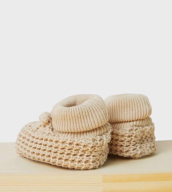 BABIES & MORE  Booties - Beige Booties