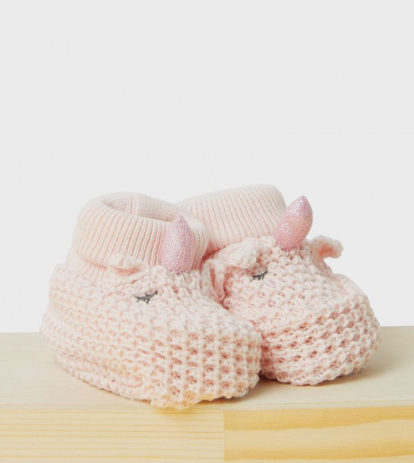 BABIES & MORE  Booties - Pink Booties
