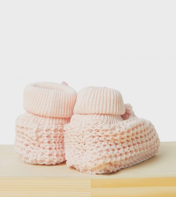 BABIES & MORE  Booties - Pink Booties