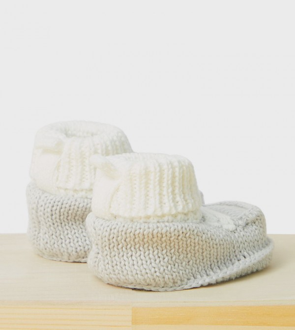 BABIES & MORE  Booties - Grey Booties