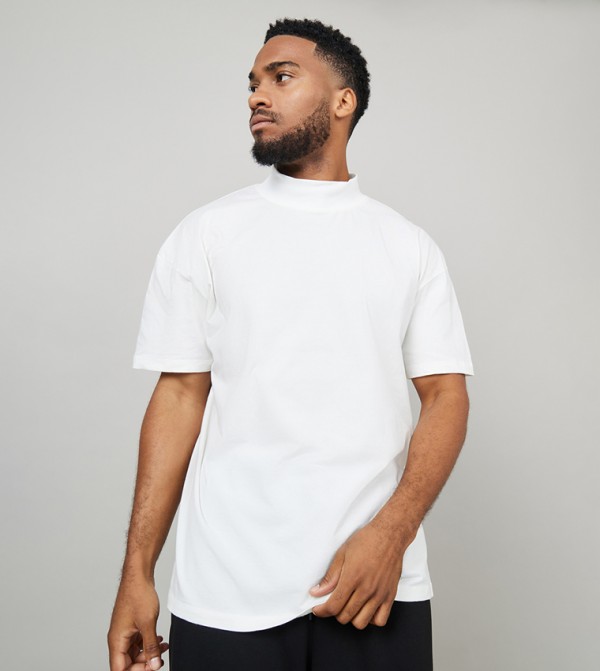 برودكت برودكت - أبيض Round Neck T-Shirts