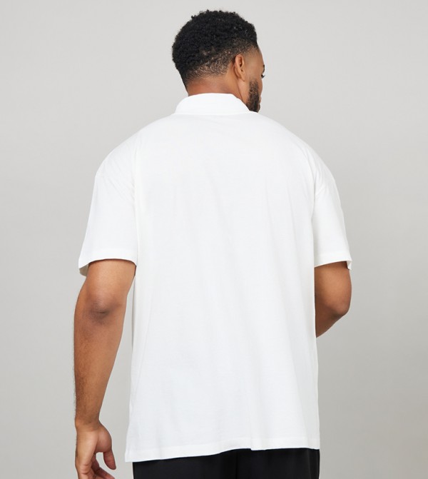 برودكت برودكت - أبيض Round Neck T-Shirts