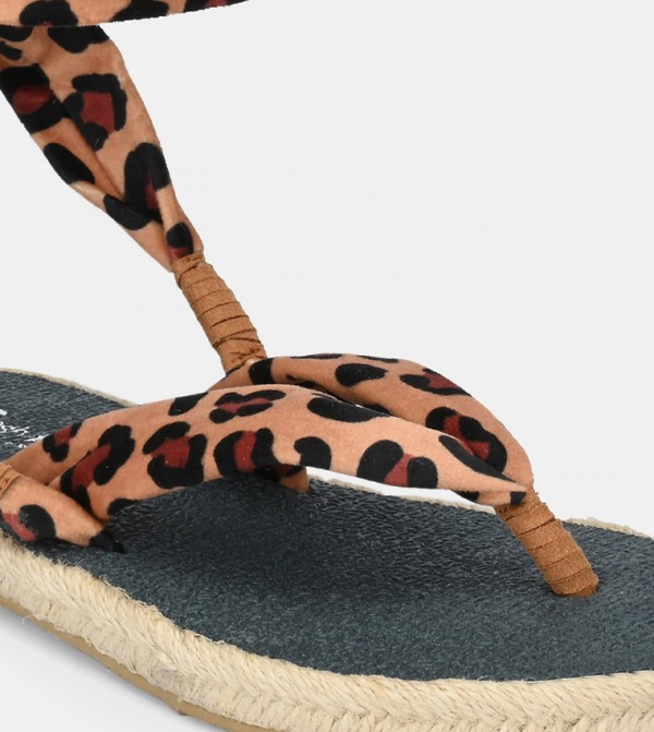 Fresh Feet  - Brown Flat Sandals