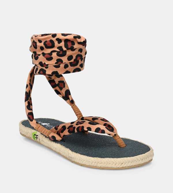 Fresh Feet  - Brown Flat Sandals