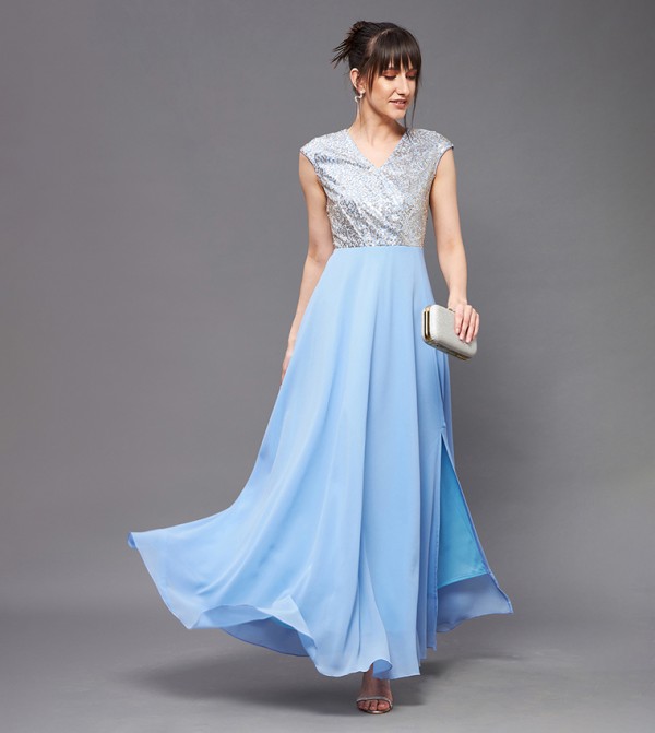 Miss Chase Miss Chase - Blue Maxi Dresses
