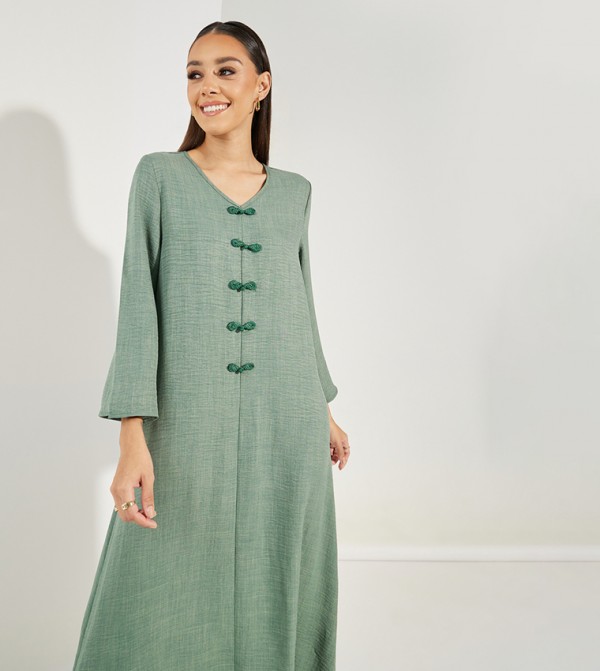 Styli  Clothing - Green Jalabiyas