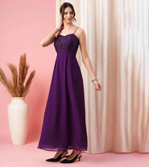 مش  - بنفسجي  Maxi Dresses
