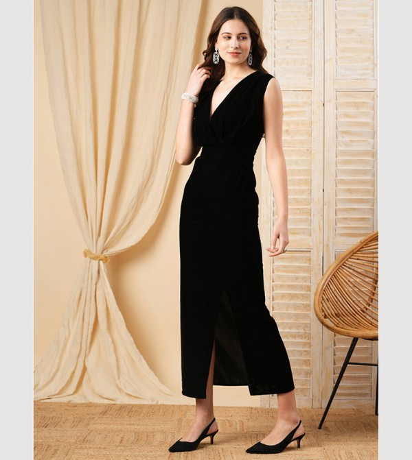 مش  - أسود Maxi Dresses