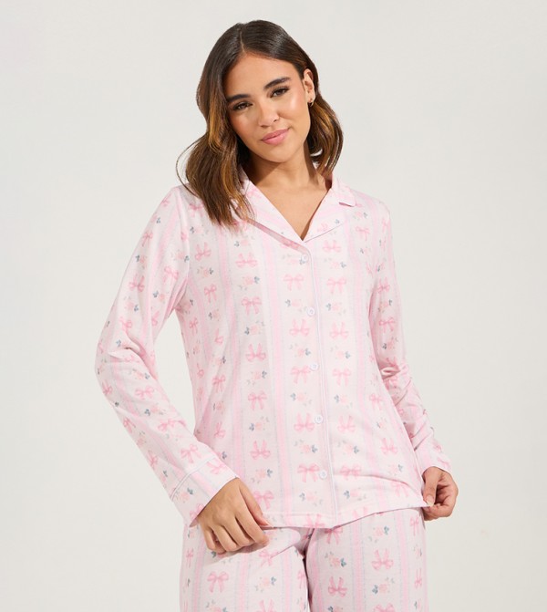 Styli  Sleepwears & Loungewears - Pink Pyjama Set