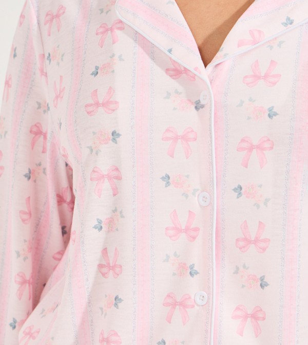 Styli  Sleepwears & Loungewears - Pink Pyjama Set