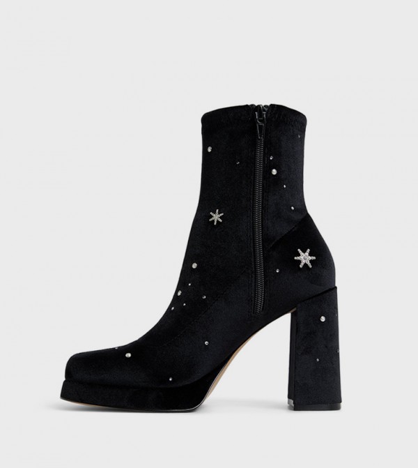 Aldo  Boots - Black Ankle length Boots