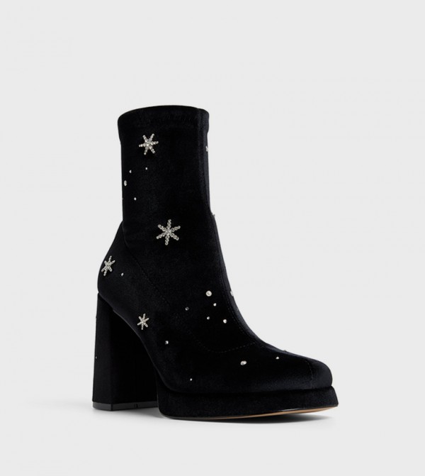 Aldo  Boots - Black Ankle length Boots