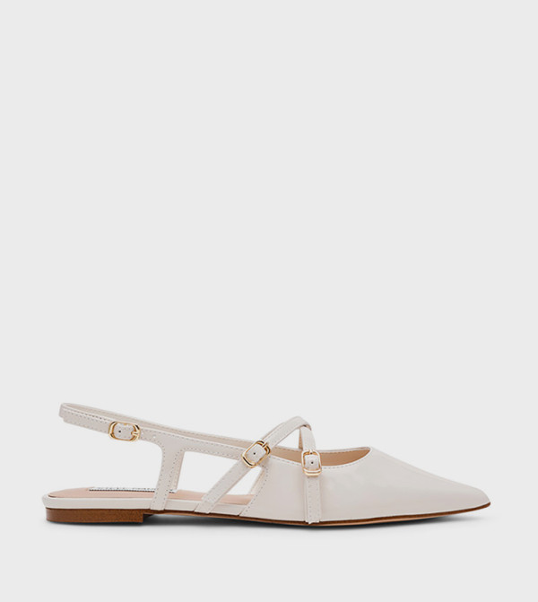 ستيف مادن أحذية فلات - كريمي undefined