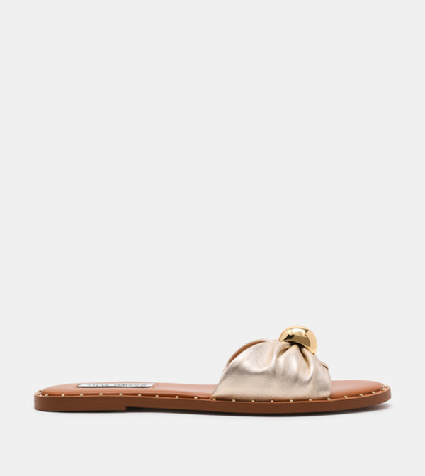 Steve Madden - Gold Flat Sandals