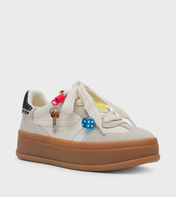 Steve Madden  Sneakers - Cream Low Top
