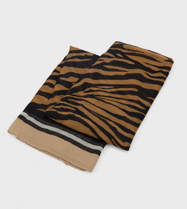 Aldo Accessories  Woven Scarves - Brown Woven Scarves