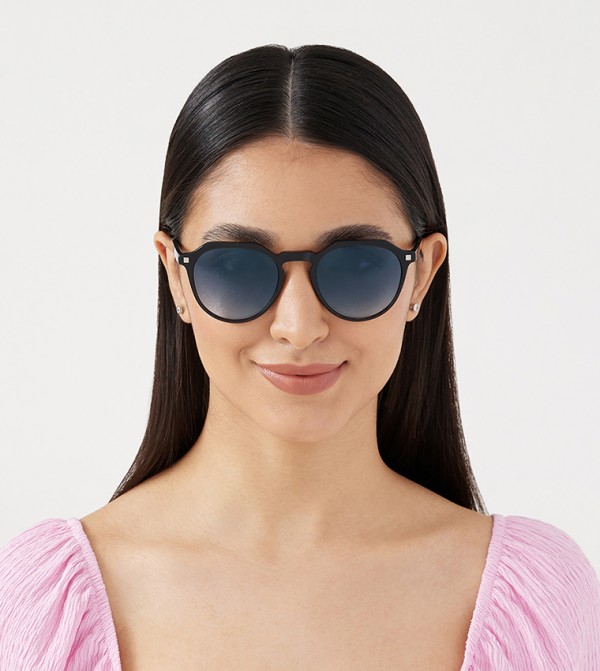 30 سندايز 30 سندايز - أسود Round Sunglasses
