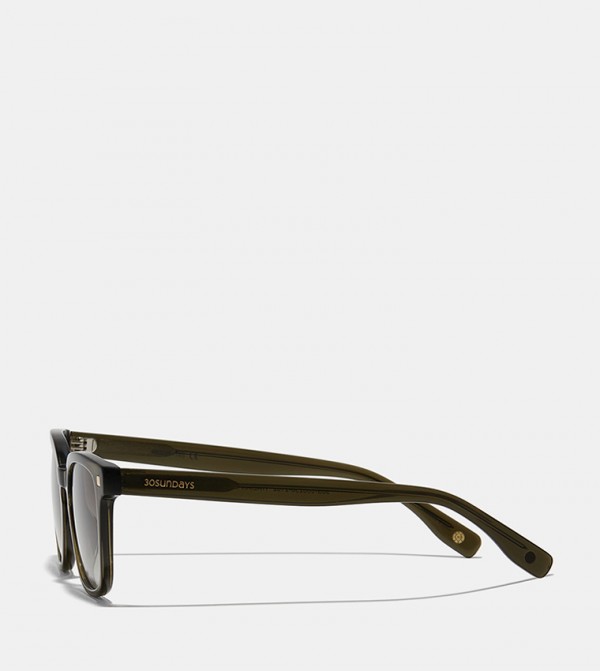 30 سندايز 30 سندايز - أخضر Square Sunglasses