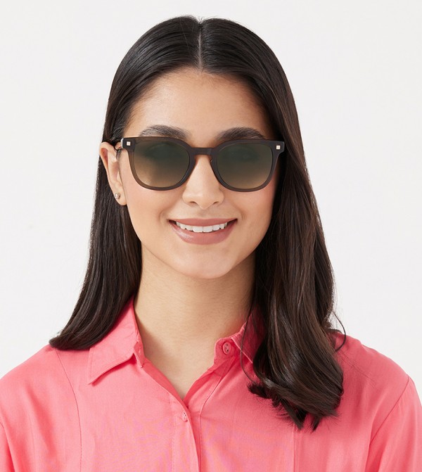 30 سندايز 30 سندايز - أخضر Square Sunglasses