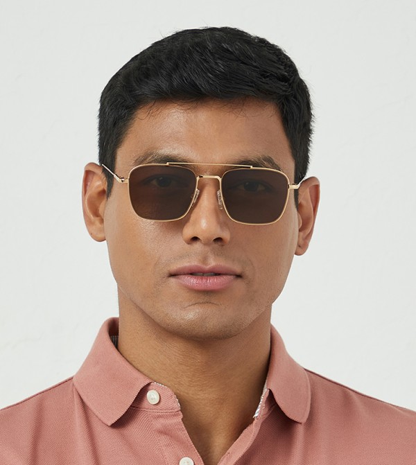 30Sundays  - Gold Square Sunglasses