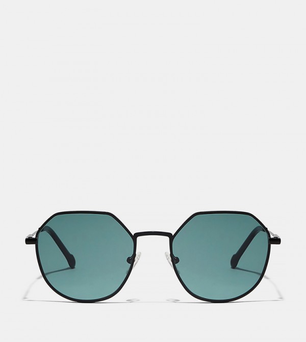 30Sundays Square Sunglasses - Black Round Sunglasses