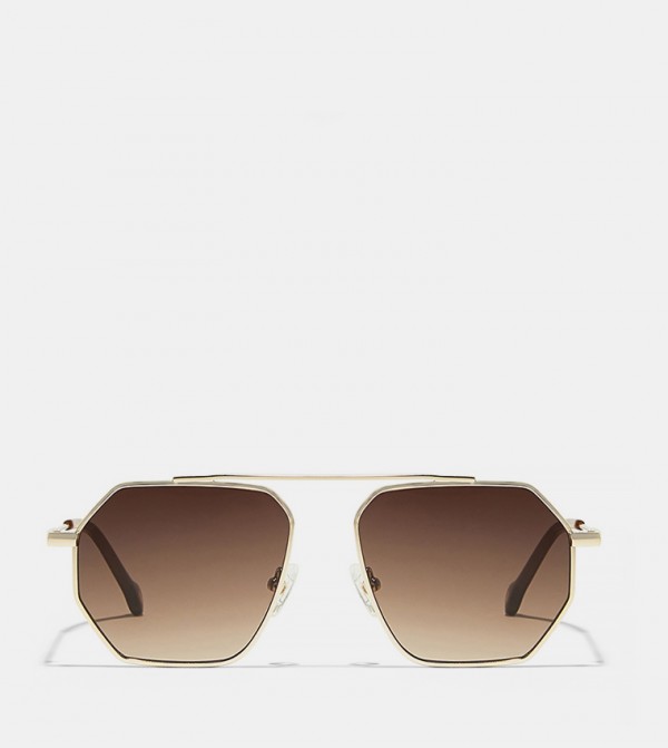 30Sundays  Sunglasses - Gold Round Sunglasses
