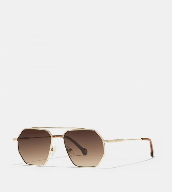 30Sundays  Sunglasses - Gold Round Sunglasses