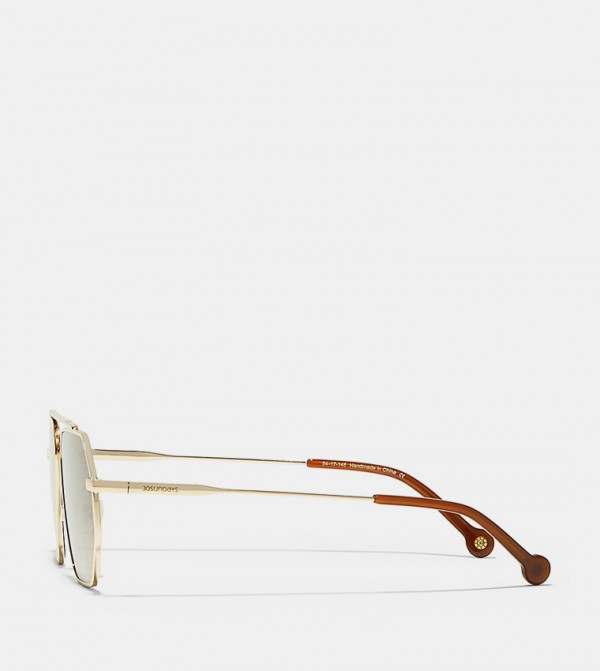 30Sundays  Sunglasses - Gold Round Sunglasses