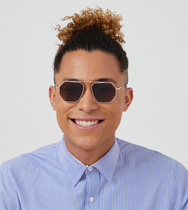 30Sundays  Sunglasses - Gold Round Sunglasses