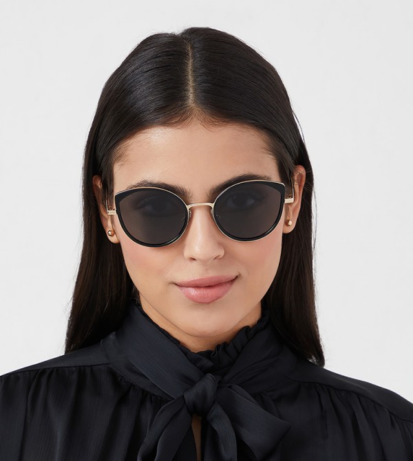 30Sundays  Sunglasses - Black Cat Eye Sunglasses