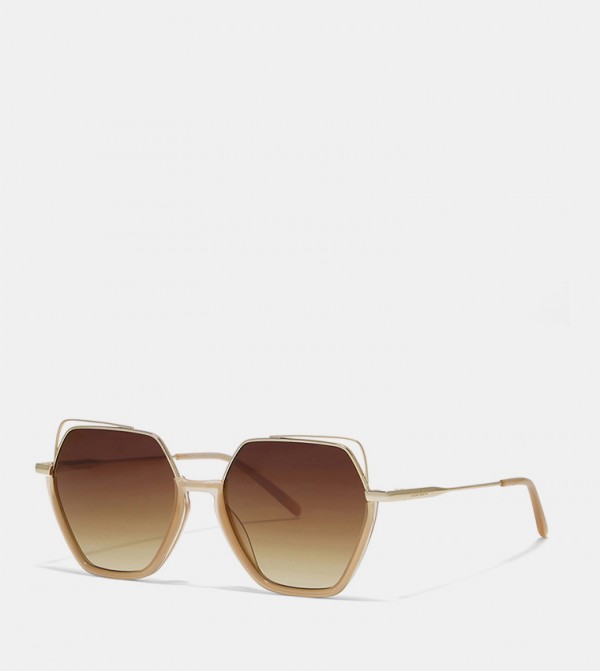 30Sundays  - Beige Round Sunglasses