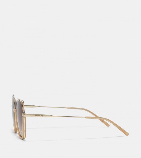 30Sundays  - Beige Round Sunglasses