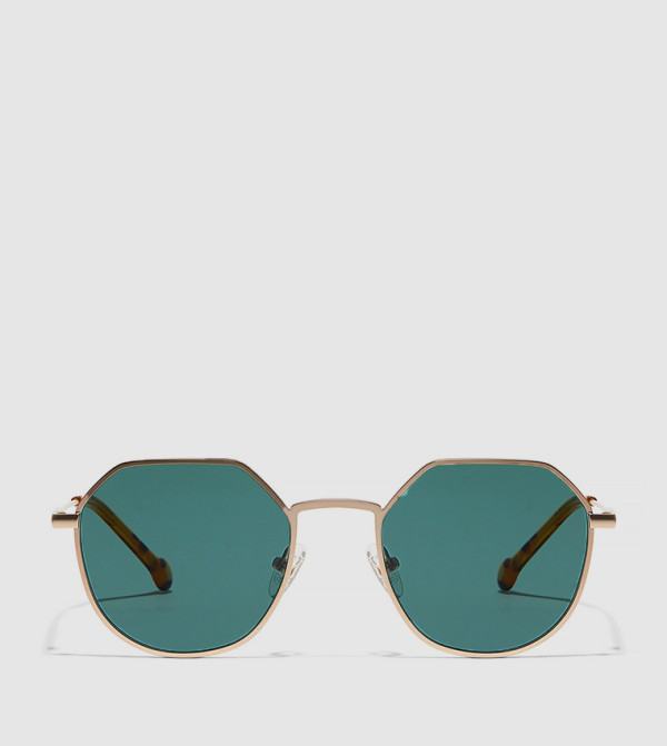 30 سندايز  - ذهبي Retro Sunglasses