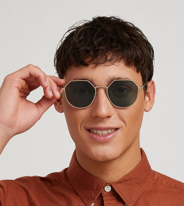 30 سندايز  - ذهبي Retro Sunglasses