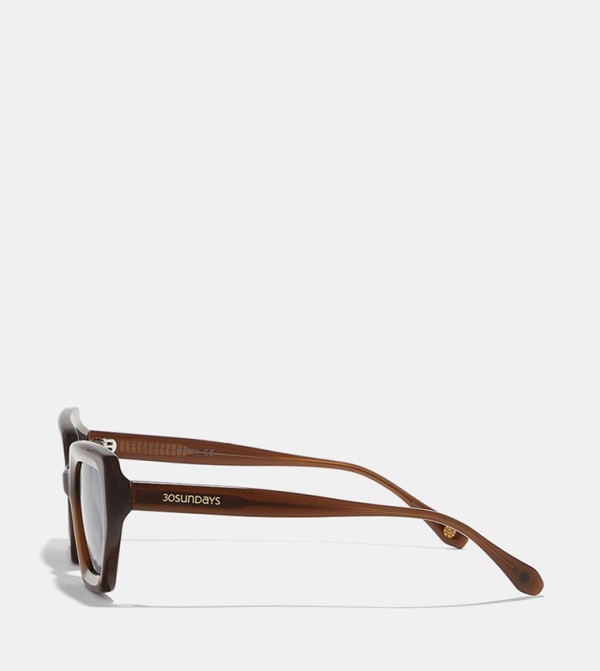 30Sundays 30Sundays - Brown Cat Eye Sunglasses
