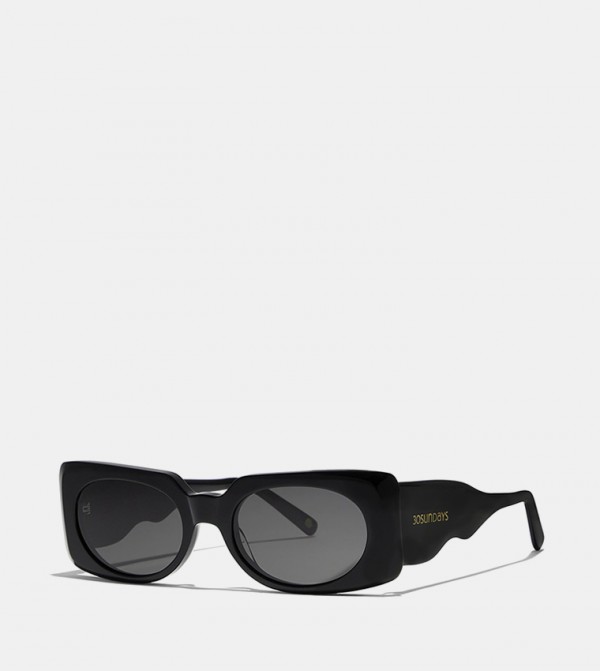 30Sundays  Trending Acc 2025 - Black Square Sunglasses