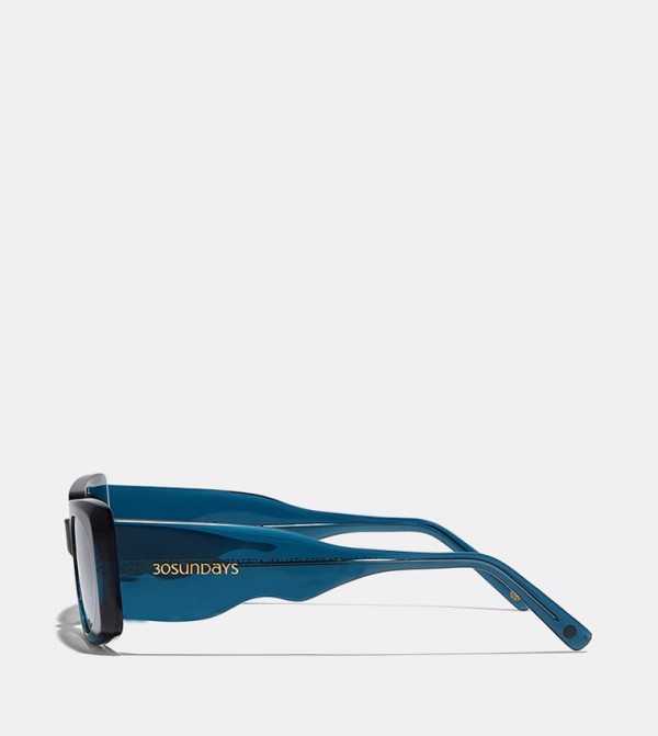 30Sundays  Trending Acc 2025 - Blue Square Sunglasses