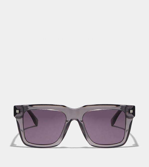 30 سندايز  - رمادي Square Sunglasses
