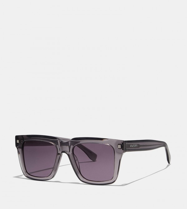 30 سندايز  - رمادي Square Sunglasses