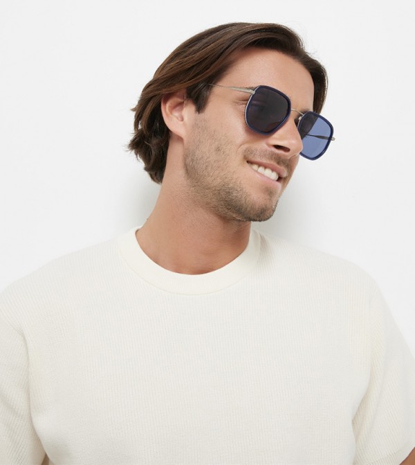 30Sundays  - Blue Round Sunglasses