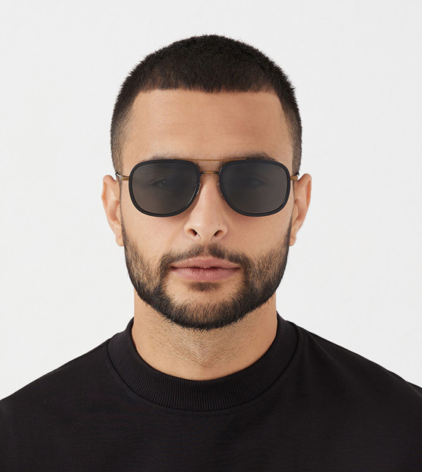 30Sundays Sunglasses - Black Aviators