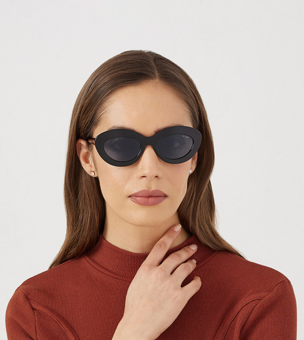 BlackOut BlackOut - Black Round Sunglasses