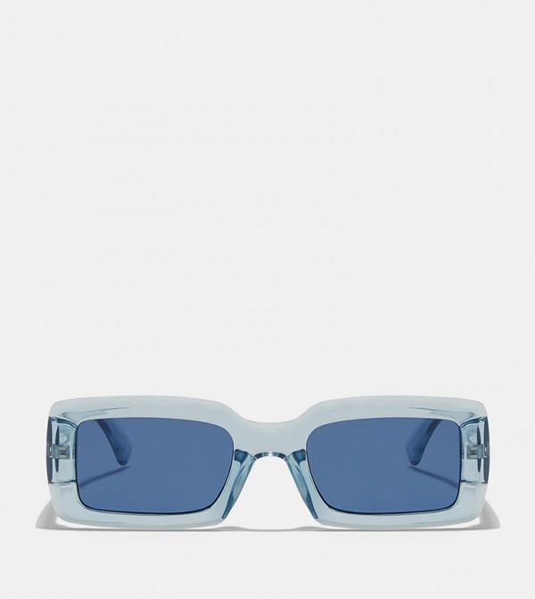 بلاك أوت بلاك أوت - أزرق Square Sunglasses