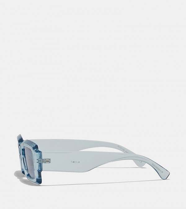 بلاك أوت بلاك أوت - أزرق Square Sunglasses