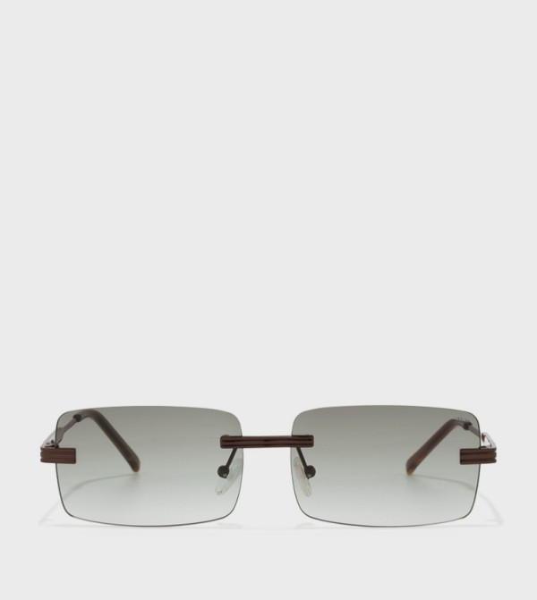 BlackOut BlackOut - Brown Square Sunglasses