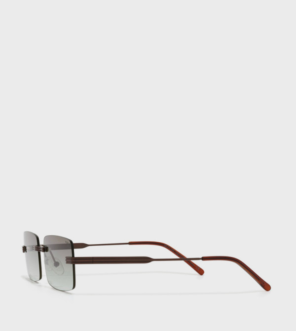 BlackOut BlackOut - Brown Square Sunglasses