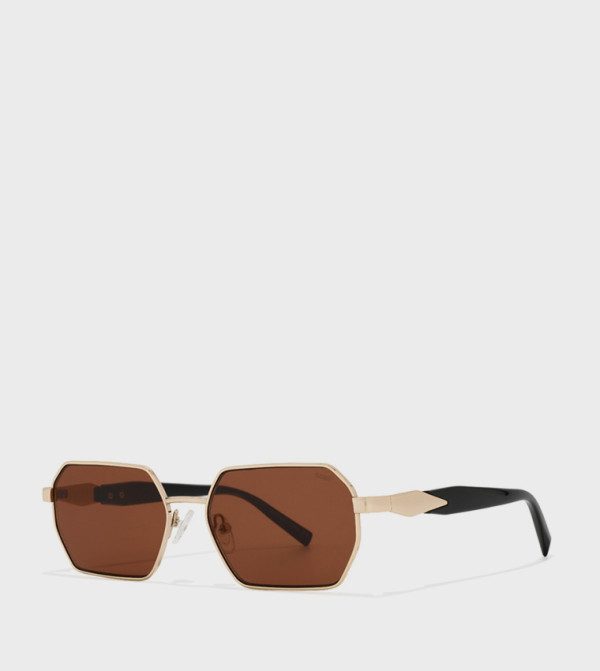 BlackOut BlackOut - Brown Retro Sunglasses