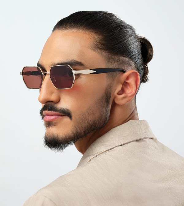 BlackOut BlackOut - Brown Retro Sunglasses
