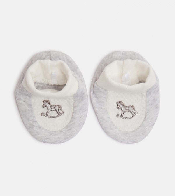 BABIES & MORE  Booties - Grey Booties